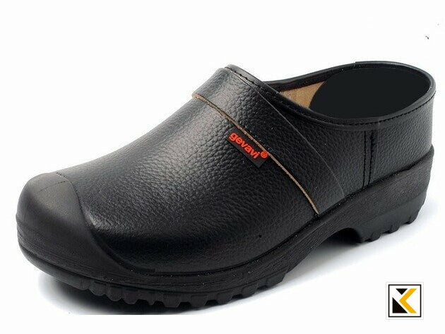 Gevavi Next - 1230/00 gesloten schoenklomp PU SB zwart black