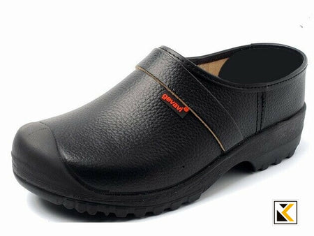 Gevavi Next - 1230/00 gesloten schoenklomp PU SB zwart black