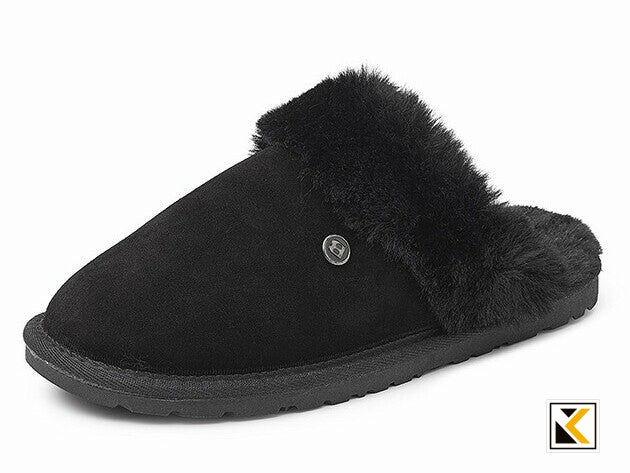 Blenzo - 1785 Damespantoffel gevoerd black