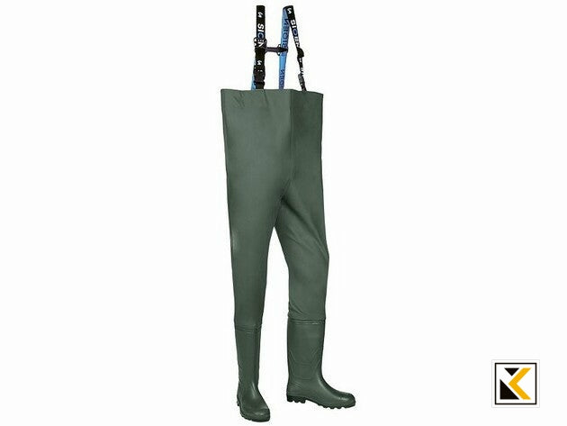 Sioen - 700A waadbroek Texoflex groen green