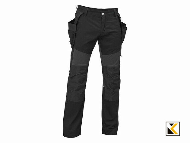 4WORK - Bilbao hybrid werkbroek black