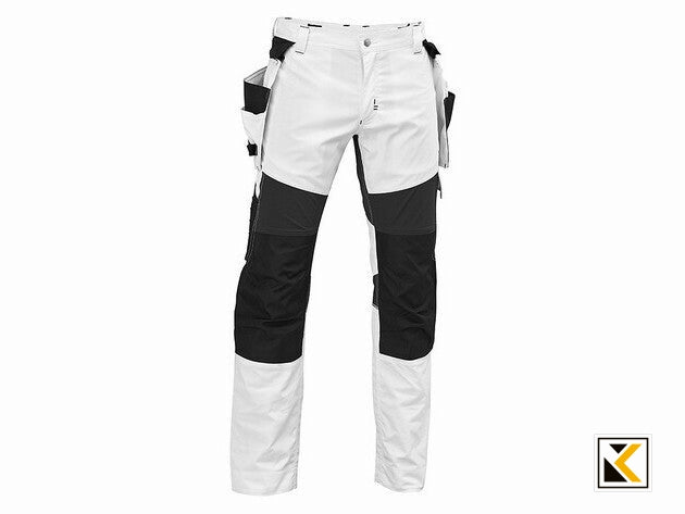 4WORK - Bilbao hybrid werkbroek white