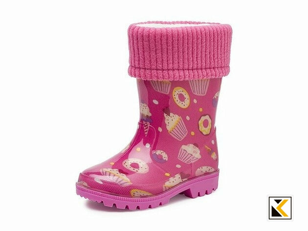 Gevavi Boots - Candy gevoerd kinderlaarsje pvc roze pink