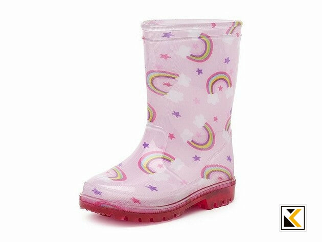 Gevavi Boots - Cato meisjeslaars pvc led roze pink