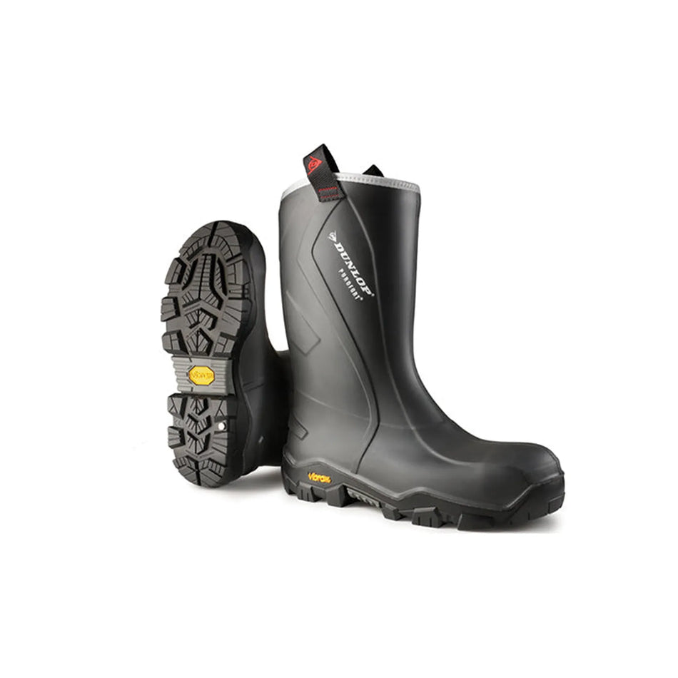 GVVCC22 Regen en winterlaarzen Dunlop black