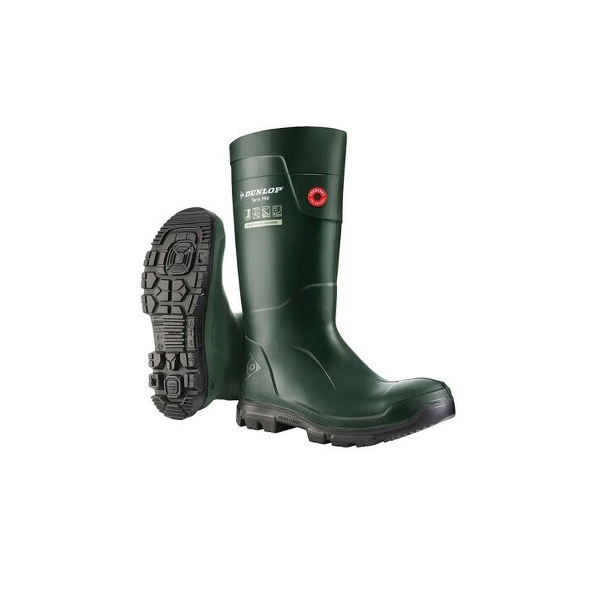 GVVLJ2K Regen en winterlaarzen Dunlop green