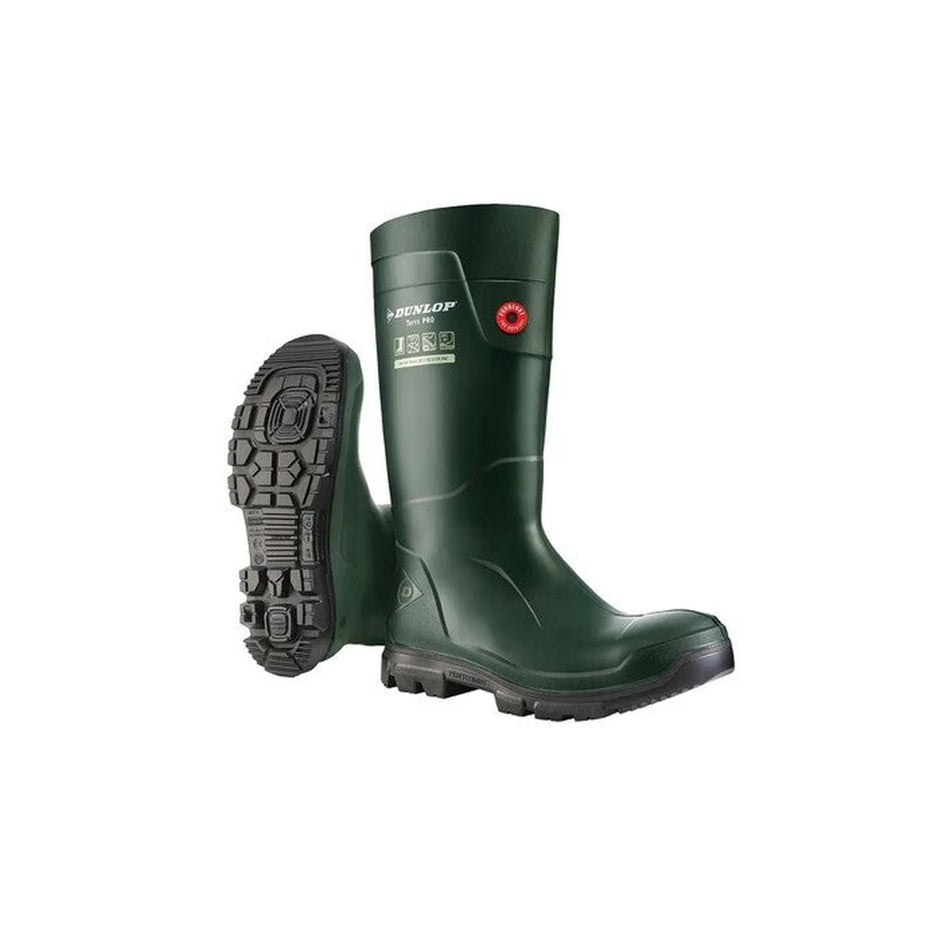 GVVLJ2K Regen en winterlaarzen Dunlop green