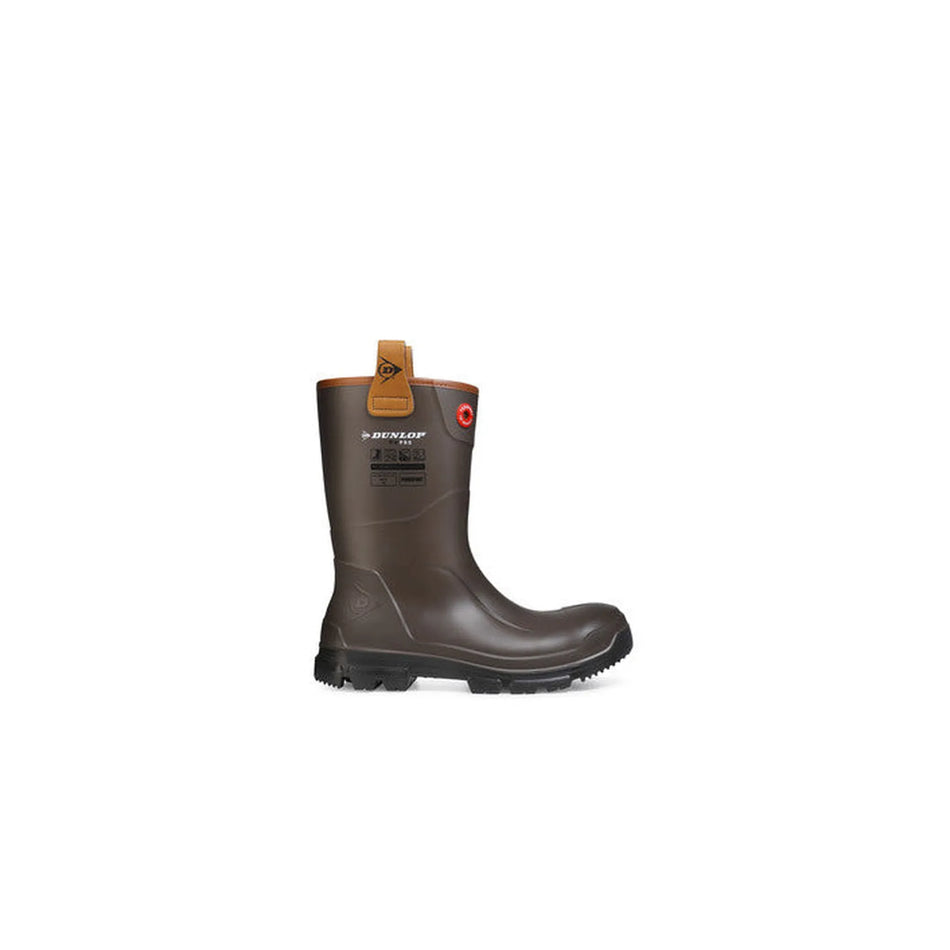 GVVLJ42 Regen en winterlaarzen Dunlop brown 95