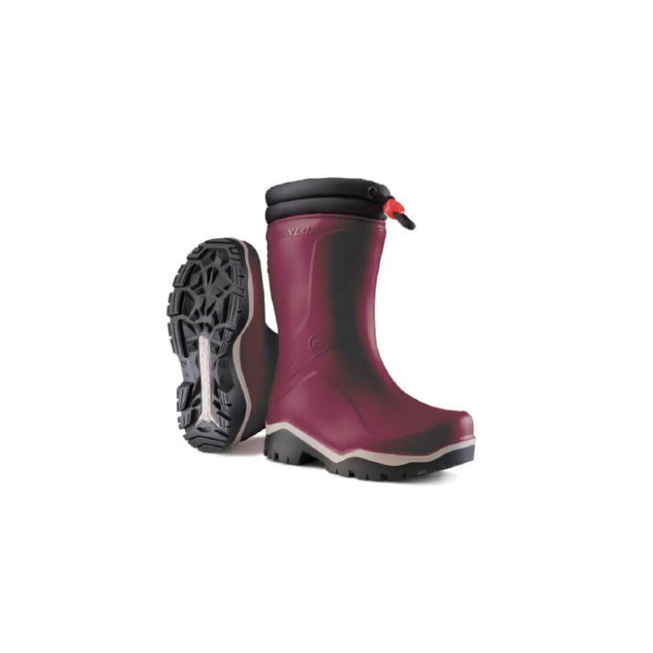 GVVMK0K regen- en winterlaarzen Dunlop burgundy