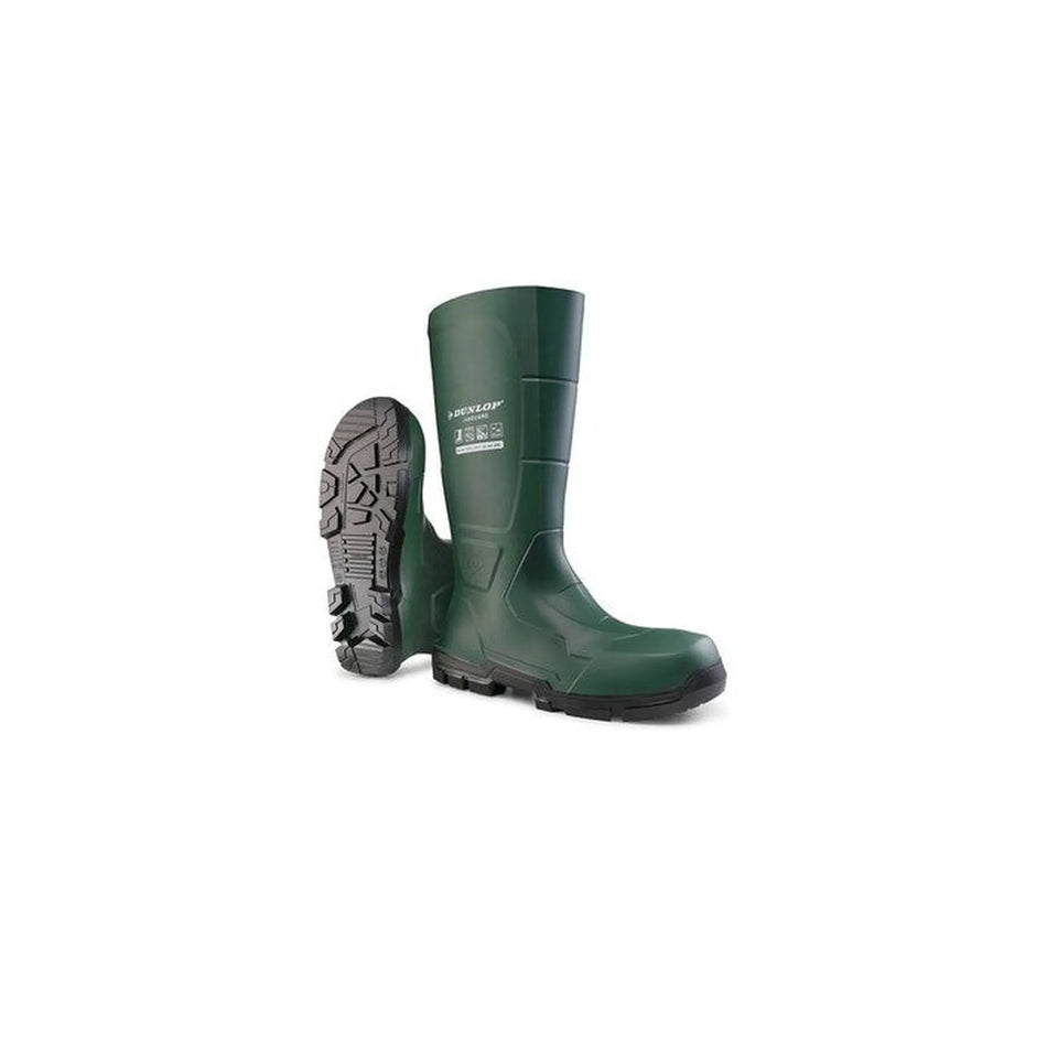 GVVNA2K Regen en winterlaarzen Dunlop green