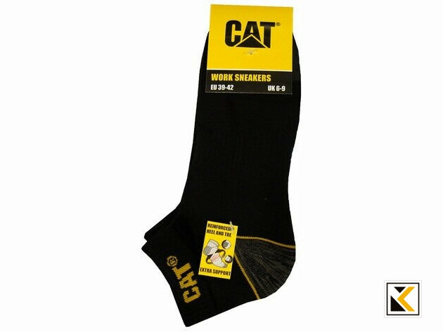 CAT - Sneaker sokken 40 bundels van 3 paar zwart black
