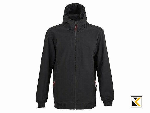 4Work - Sevilla Tech-Shell jas zwart black