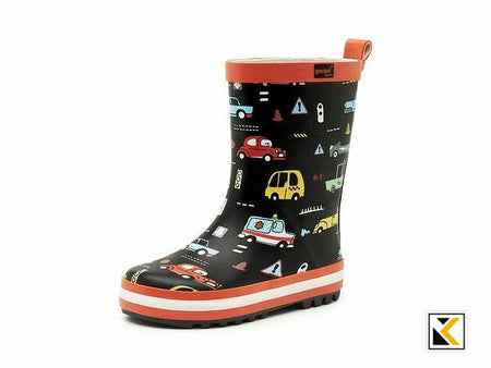Gevavi Boots - Traffic kinderlaars rubber zwart black
