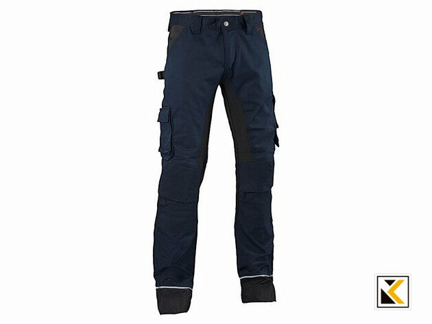 4WORK - Zaragoza werkbroek met stretch blue