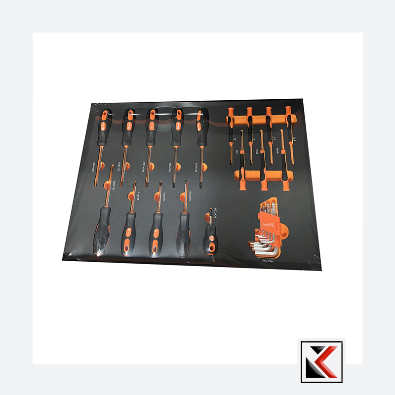 Gereedschapstrolley demonteerbaar 3 laden 73 dlg