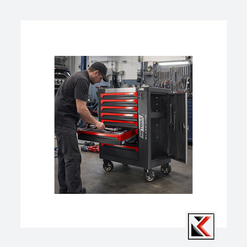 Gereedschapswagen met 7 laden