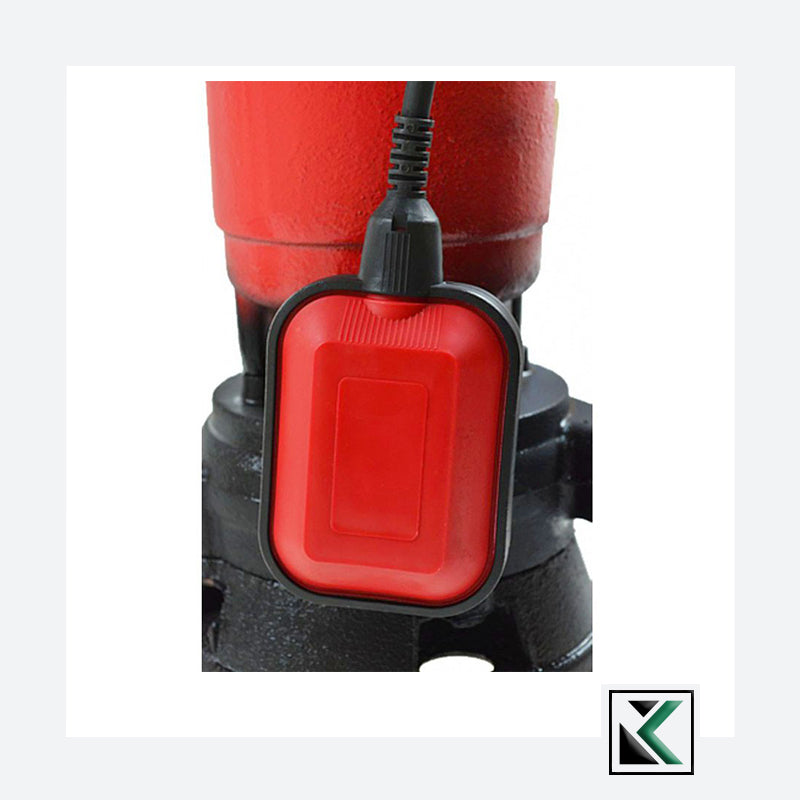 Gietijzeren vuilwaterpomp met vlotter 850w WQD10