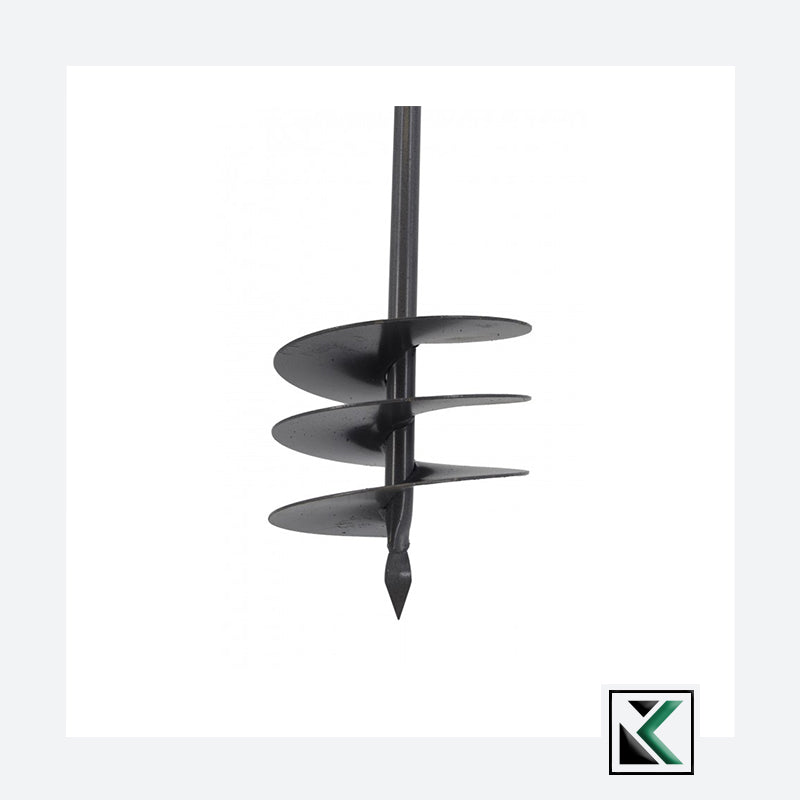 Grondboor met handvat en schroefkop 200 mm (zwart Grondboor met handvat en schroefkop 200 mm (zwart