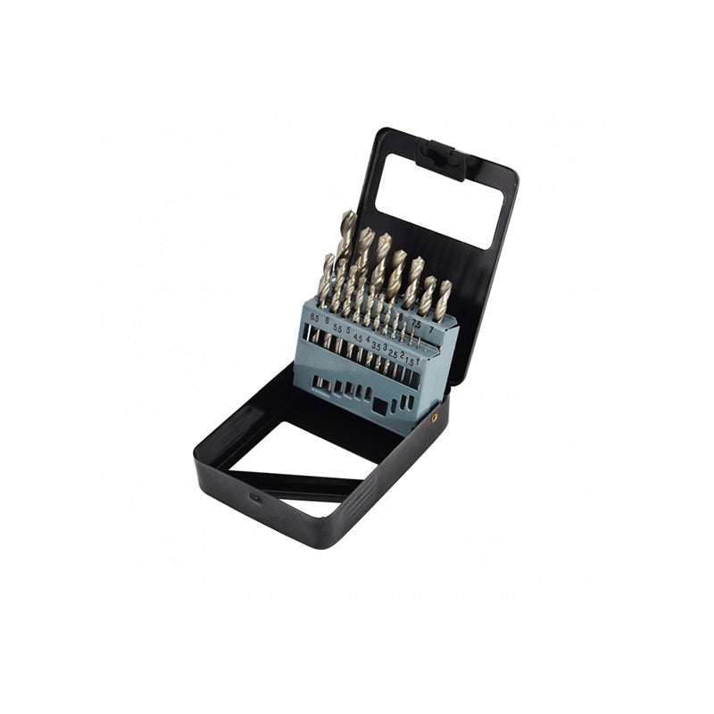 Metaalboor HSS-G set 19 stuks 1-10mm