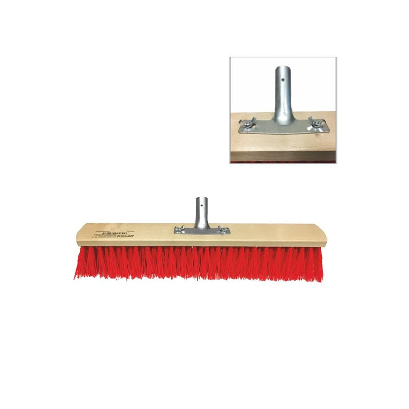 Harde bezem eco 80cm met steelhouder