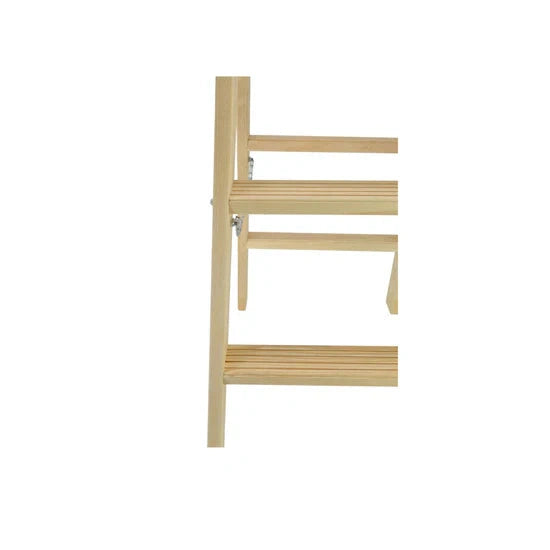 Houten vrijstaande houten ladder 2x8 treden