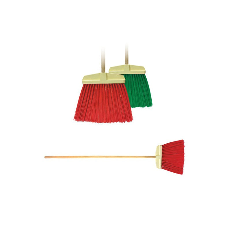 Huishoudbezem maxi 136cm houten handvat