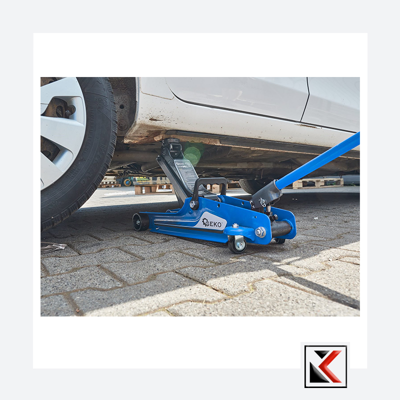 Hydraulische garagekrik 2.5T laag model met rubber