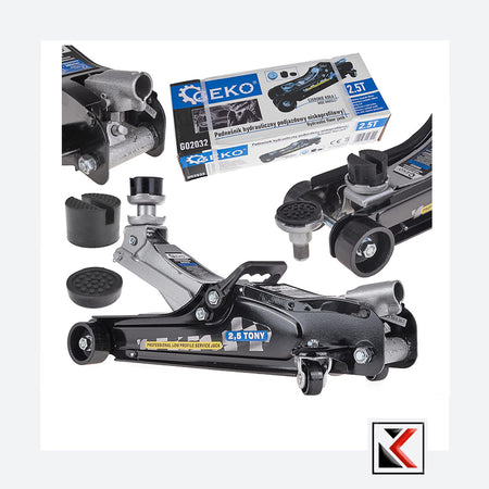 Hydraulische krik 2.5T met laag profiel in doos