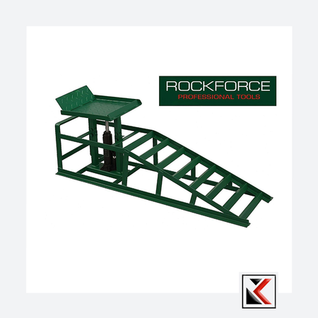 Hydraulische oprijplaat voor het heffen van auto’s tot 500 kg