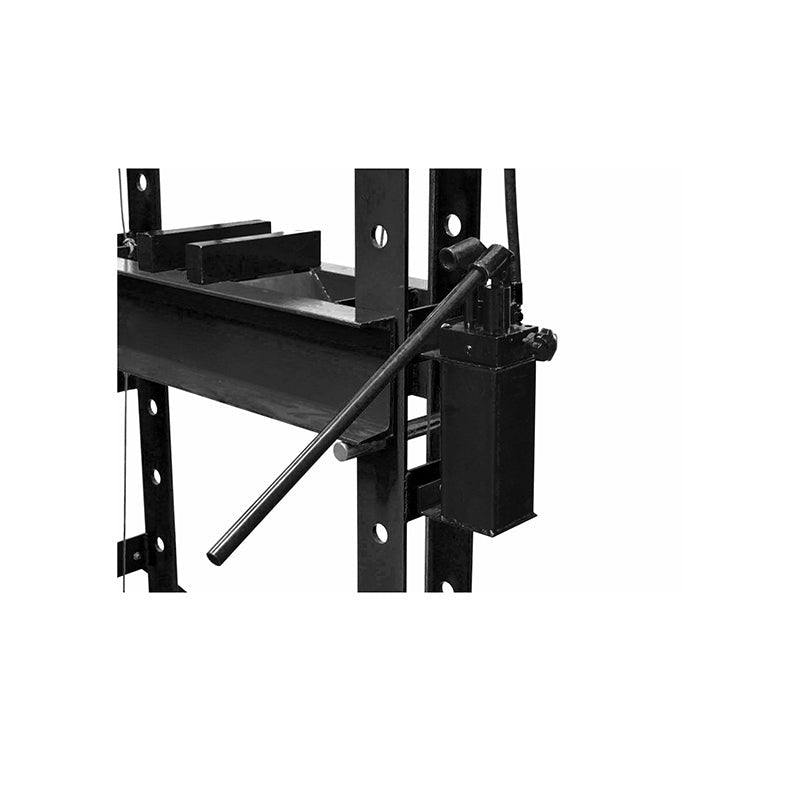 Hydraulische pers 50 tons met manometer dubbele zuiger