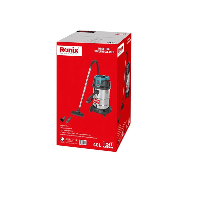 Industriële stofzuiger 1400W-40L Ronix 1241