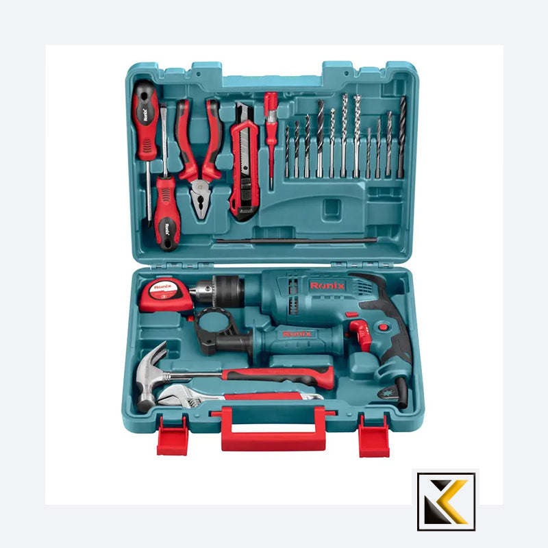 Klopboormachine met 22 delig acc. set incl. koffer