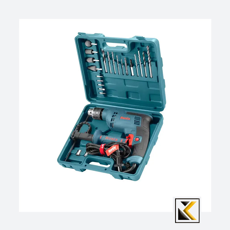 Klopboormachine met 29 delig acc. set incl. koffer