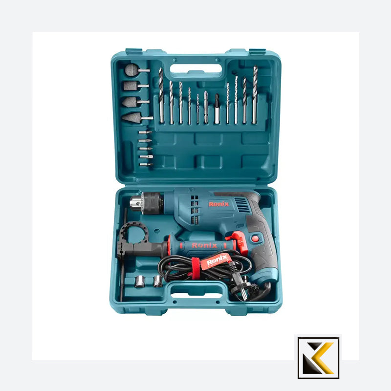 Klopboormachine met 29 delig acc. set incl. koffer