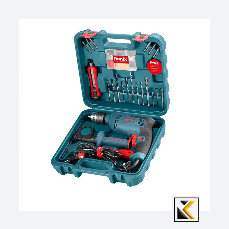 Klopboormachine met 33 delig acc. set incl. koffer