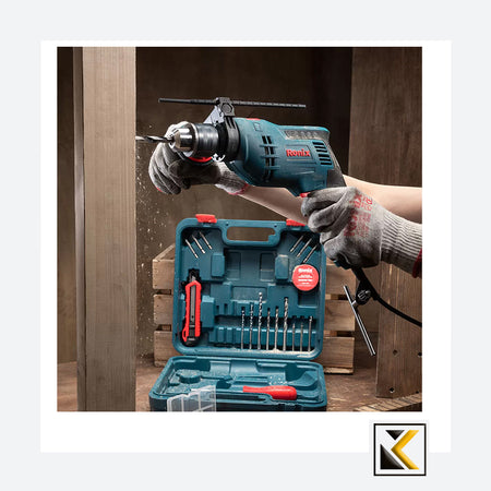 Klopboormachine met 33 delig acc. set incl. koffer