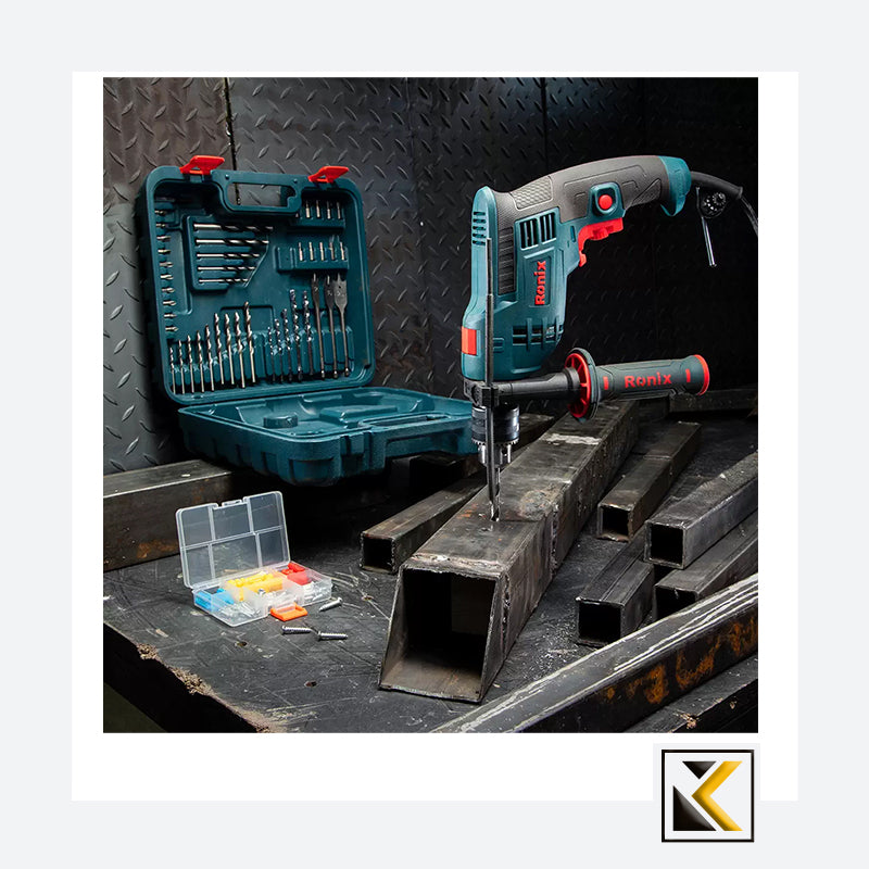 Klopboormachine met 52 delig acc. set incl. koffer