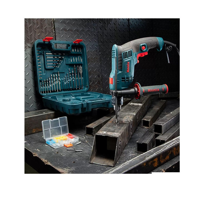 Klopboormachine met 52 delig acc. set incl. koffer