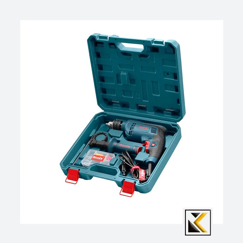 Klopboormachine met 54 delig acc. set incl. koffer