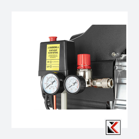 Lucht-oliecompressor verticaal 50L