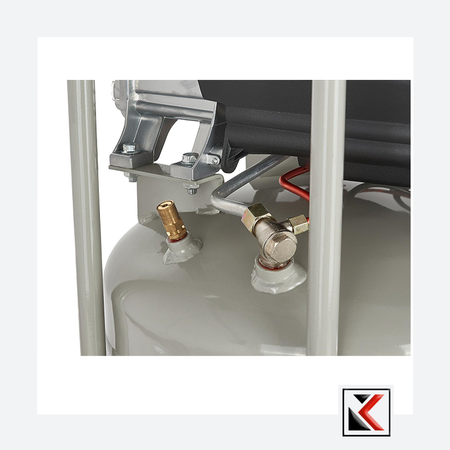 Lucht-oliecompressor verticaal 50L