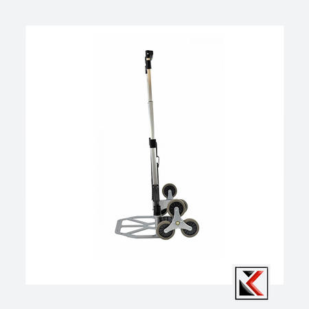 Magazijn opvouwbare trapklim steekwagen 50 kg