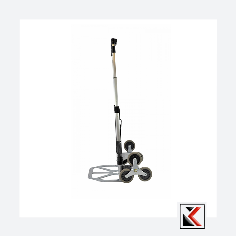 Magazijn opvouwbare trapklim steekwagen 50 kg