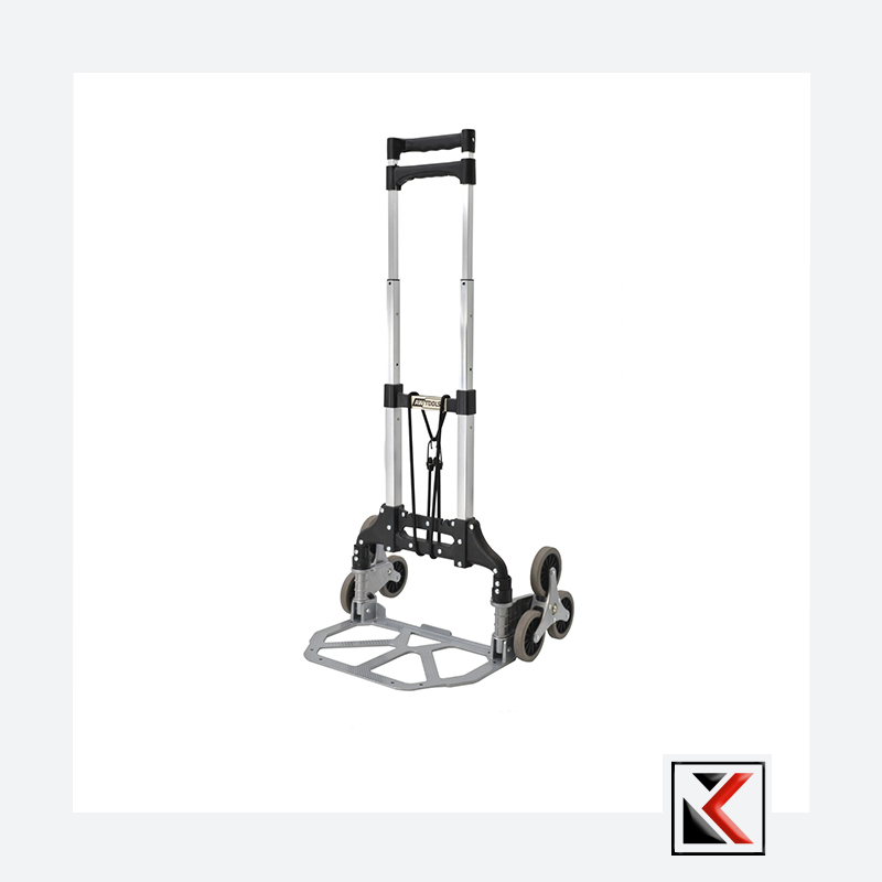 Magazijn opvouwbare trapklim steekwagen 50 kg