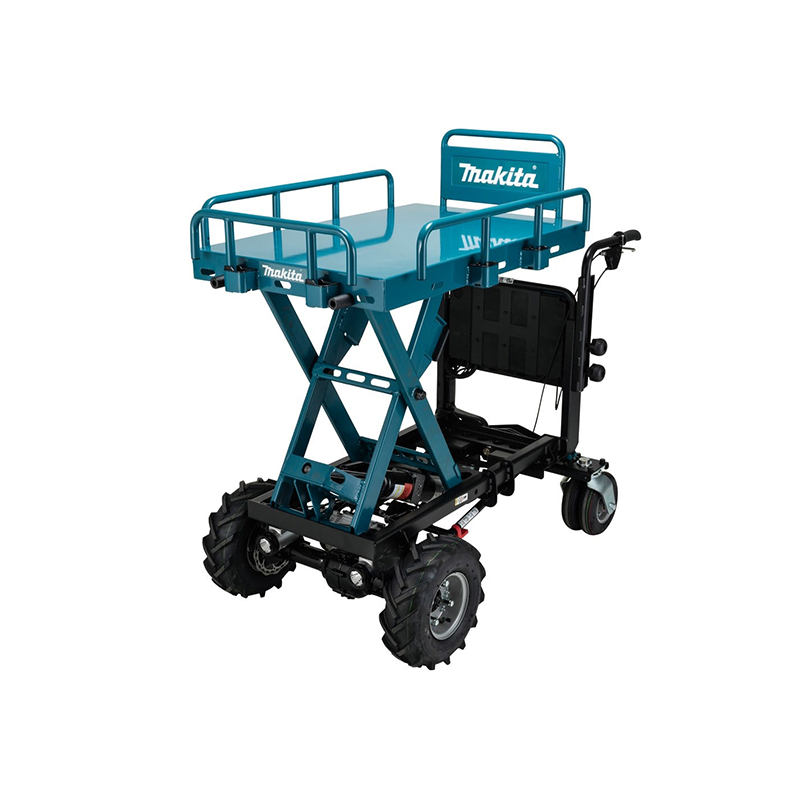 Makita DCU601Z accu transporter met schaarlift