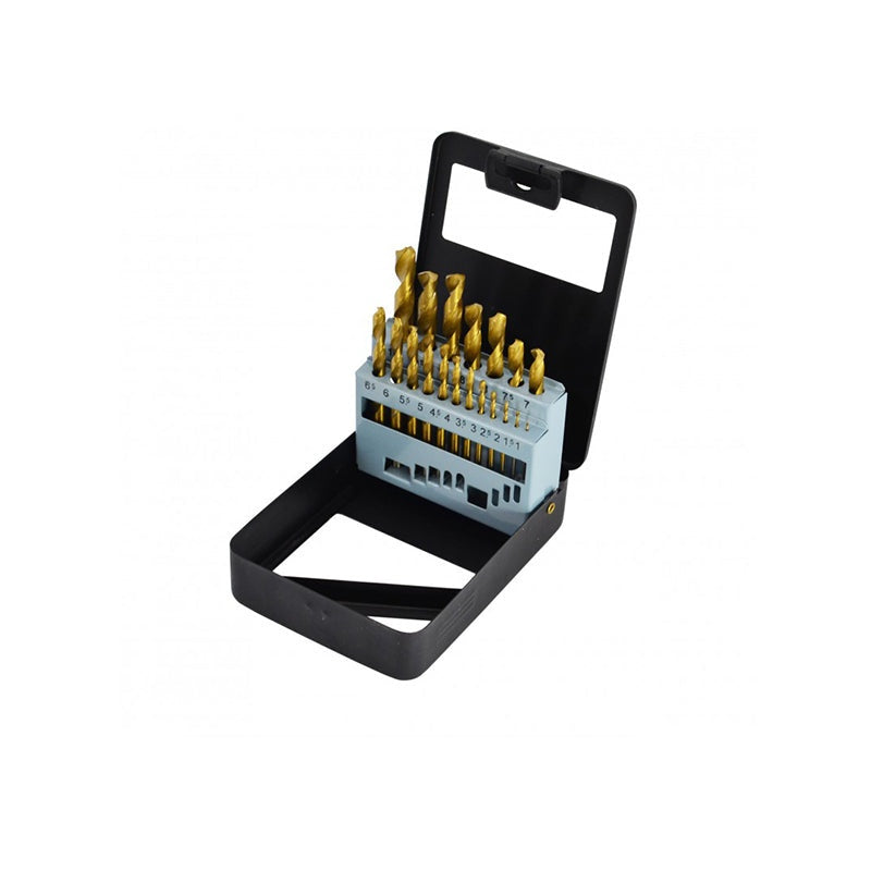 Metaalboor tytan HSS-G 19 stuks 1-10mm