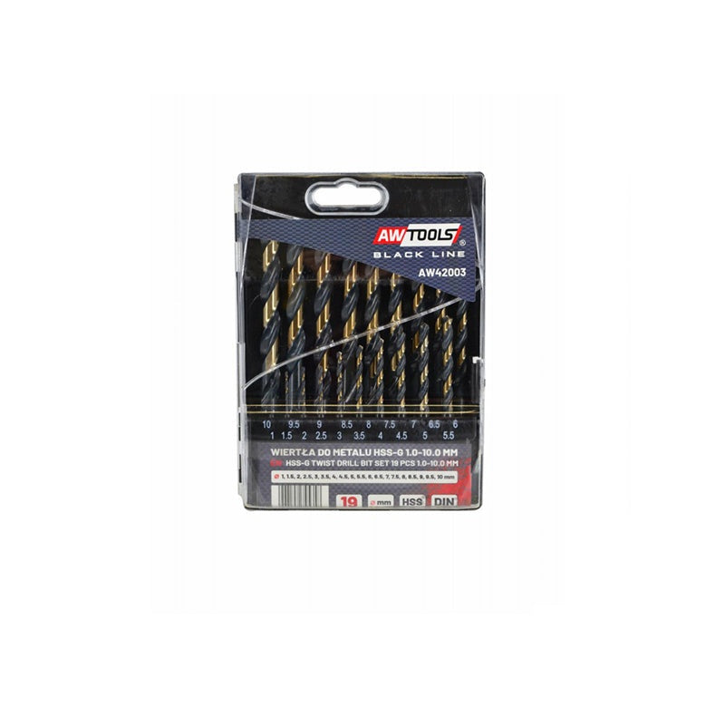 Metaalboor M2 premium set 1,0 - 10,0 mm 19 st