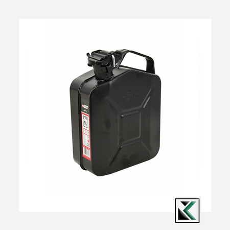 Metalen brandstofjerrycan 5 liter