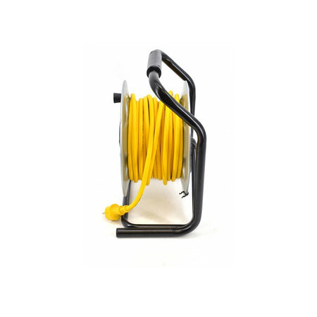Metalen stroomhaspel HD LINE 40m 3x2,5mm GEEL 16A / 3680W / IP44