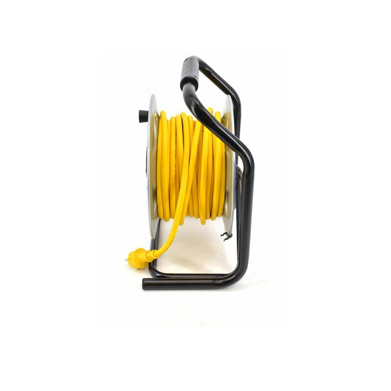 Metalen stroomhaspel HD 25m GEEL 16A/ 3680W/ IP44